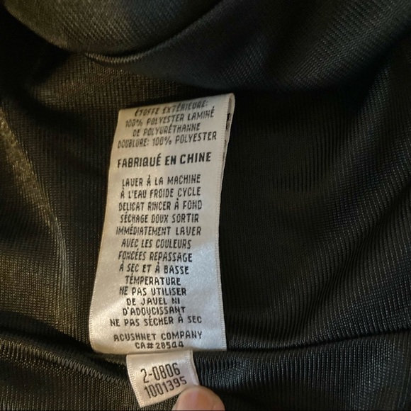 FootJoy Short Sleeve Half Zip Pullover Navy Blue- Medium - Picture 11 of 13